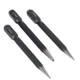3Pcs High-Carbon Steel Center Punch Set 10Cm Non Slip Center Punch
