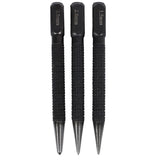 3Pcs High-Carbon Steel Center Punch Set 10Cm Non Slip Center Punch