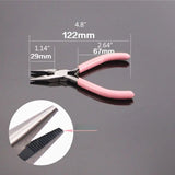 3Pcs Pink Jewelry Pliers Set Wire Cutting Bending Plier Kit