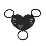 3Pcs Keychain Sister Personalized Family Keychains Gift