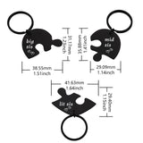 3Pcs Keychain Sister Personalized Family Keychains Gift