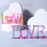 3Pcs Love Silicone Resin Mold Word Sign Craft Supply Home Decor