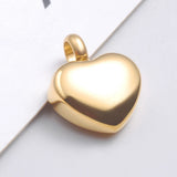 3Pcs Heart Locket Charms Memorial Ashes Necklace Bracelet Jewelry