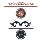 3Pcs Jewelry Metal Earring Holder Display Stand