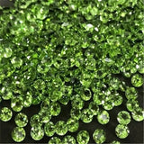 3Pcs/Lot 5A Peridot Loose Stone 3-6mm Rough Round Gemstones for Jewelry
