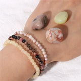 3Pcs Natural 4mm Stone Bracelets Healing Bracelets
