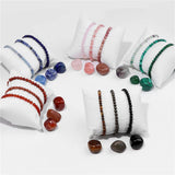 3Pcs Natural 4mm Stone Bracelets Healing Bracelets