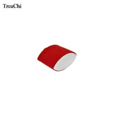 3Pcs Red Velvet Ring Holder Stand Wedding