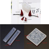 3Pcs Witchy Hair Clips & Wand Resin Mold Set