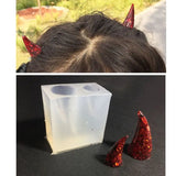 3Pcs Witchy Hair Clips & Wand Resin Mold Set