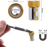 3Pcs Mini Bit Magnetizer Ring Holder for 1/4 Inch Screwdriver Bits