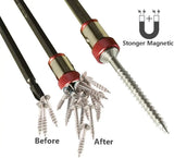 3Pcs Mini Bit Magnetizer Ring Holder for 1/4 Inch Screwdriver Bits