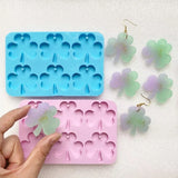 3Pcs Mini Butterfly Jewelry Resin Mold Clover Epoxy Casting Mould