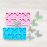3Pcs Mini Butterfly Jewelry Resin Mold Clover Epoxy Casting Mould