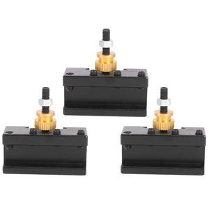 3Pcs Mini Lathe Quick Change Tools Post Holder Kit, Boring/Turning/Facing Set