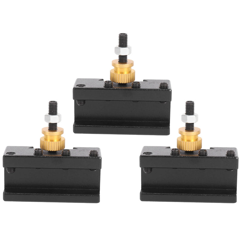 3Pcs Mini Lathe Quick Change Tools Post Holder Kit, Boring/Turning/Facing Set