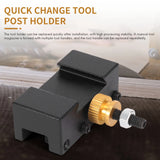 3Pcs Mini Lathe Quick Change Tools Post Holder Kit, Boring/Turning/Facing Set