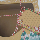 3Pcs Mix Paper Gift Boxes Large Size for Christmas Candy Cake Cookies Packaging