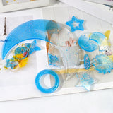 Moon Star Wind Chime Mould Dream Catcher Keychain Pendant Epoxy Casting