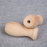 3Pcs Natural Hemu Vase Shape Wooden Crafts DIY Kids Toys