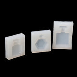 3Pcs Perfume Bottle Silicone Epoxy Resin Mold Pendant DIY Crafts