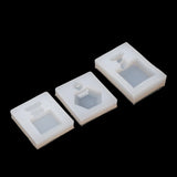 3Pcs Perfume Bottle Silicone Epoxy Resin Mold Pendant DIY Crafts