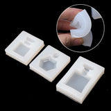 3Pcs Perfume Bottle Silicone Epoxy Resin Mold Pendant DIY Crafts