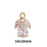 3Pcs Plated Snowflake & Daisy Flower Charms for DIY Jewelry Making