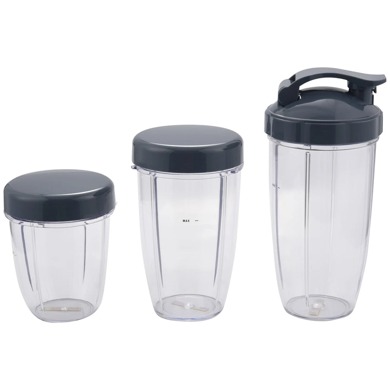 3Pcs Replacement Cups for Fruit Juicer Parts Kitchen Appliance Bottle