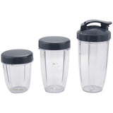 3Pcs Replacement Cups for Fruit Juicer Parts Kitchen Appliance Bottle