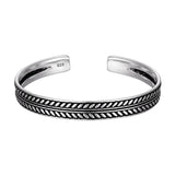 3Pcs/Set Silver Plated Bracelets Natural Stone Skull Beads