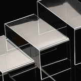 3Pcs Acrylic U Type Counter Display Stand Organizer