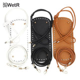 3Pcs/Set Bag Bottom Shaper DIY Knitting Crochet PU Leather Handbag Purse Base
