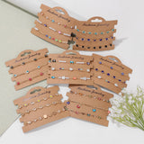 3Pcs Colorful Chain Bracelet Set Bohemian Beads Flower Charm Bracelet for Women