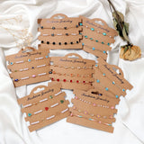 3Pcs Colorful Chain Bracelet Set Bohemian Beads Flower Charm Bracelet for Women