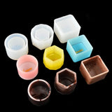 3Pcs/Set Flowerpot Casting Silicone Mould DIY Crafts