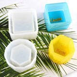 3Pcs/Set Flowerpot Casting Silicone Mould DIY Crafts
