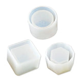 3Pcs/Set Flowerpot Casting Silicone Mould DIY Crafts