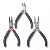 3Pcs/Set Jewelry Tool Kit Ferronickel Side Cutter Round Nose Chain Nose Pliers