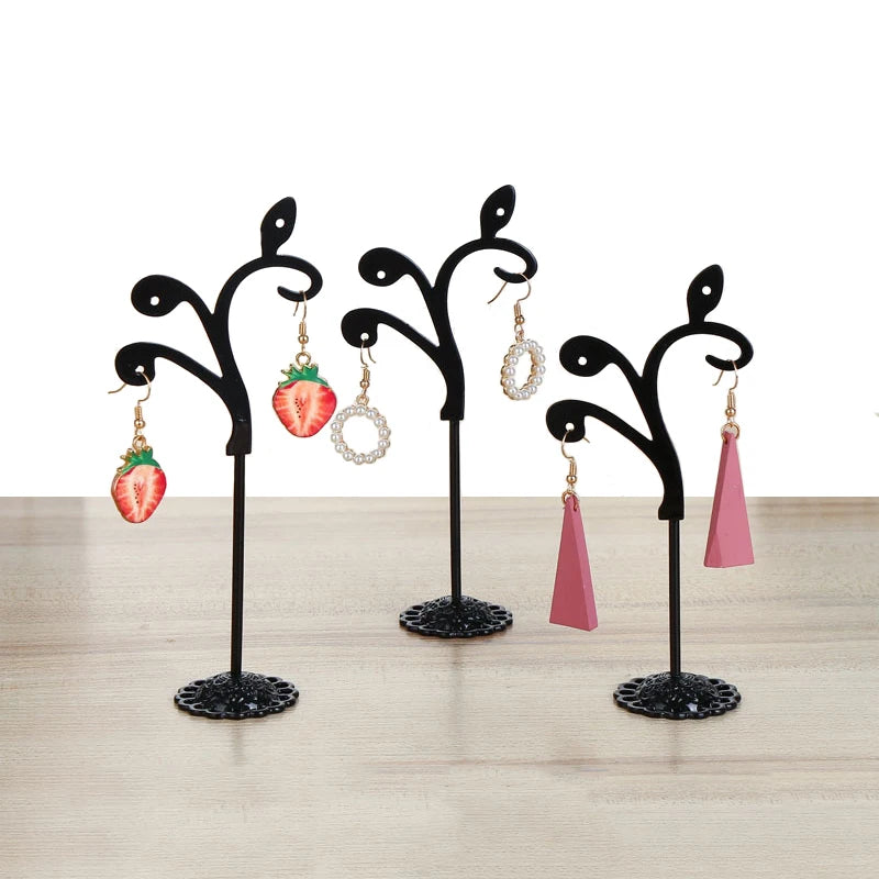Metal Tree Earring Holder Display Stand Jewelry Showcase