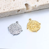 3Pcs/Set Sun Flower Bee Charm Pendants DIY Necklace Jewelry Making