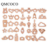 3Pcs Wooden Non-animal Baby Molar Toys Blocks DIY Craft