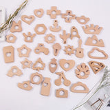 3Pcs Wooden Non-animal Baby Molar Toys Blocks DIY Craft