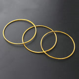 3Pcs/Set Circle Bangles Bracelets Jewelry Women Gift Charm Bracelet