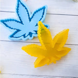 3Pcs Silicone Resin Mold Maple Leaf Ashtray Spice Grinder Casting Kit