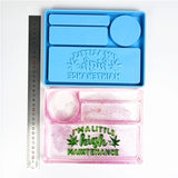 3Pcs Silicone Resin Mold Maple Leaf Ashtray & Spice Grinder Resin Kit