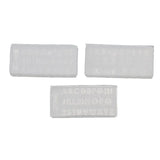 3Pcs Small Numbers Letters Mold Kit UV Resin Silicone Mold