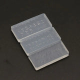 3Pcs Small Numbers Letters Mold Kit UV Resin Silicone Mold