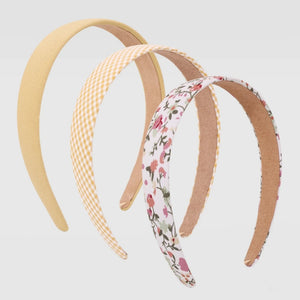 3Pcs Floral Hairbands Set Sweet Head Band Female Headwear Hair Accessories