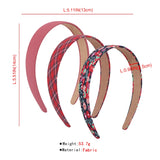 3Pcs Floral Hairbands Set Sweet Head Band Female Headwear Hair Accessories